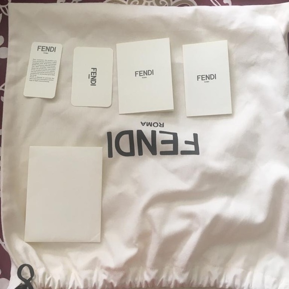 Fendi New Runway Fur Shearling Cross Body Clutch - Picture 4 of 8